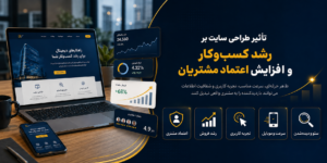 تاثیر طراحی سایت بر رشد کسب و کار و افزایش اعتماد مشتریان
